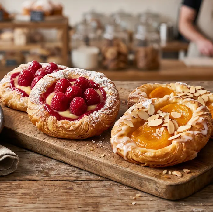 Artisan danish pastries